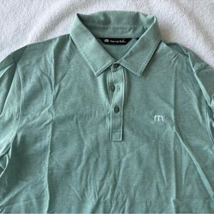 Travis Mathew Sage Green Polo Shirt